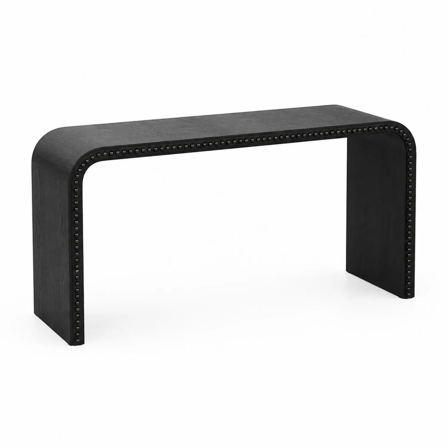 Tavolo Consolle in Legno Rivestito Nero
