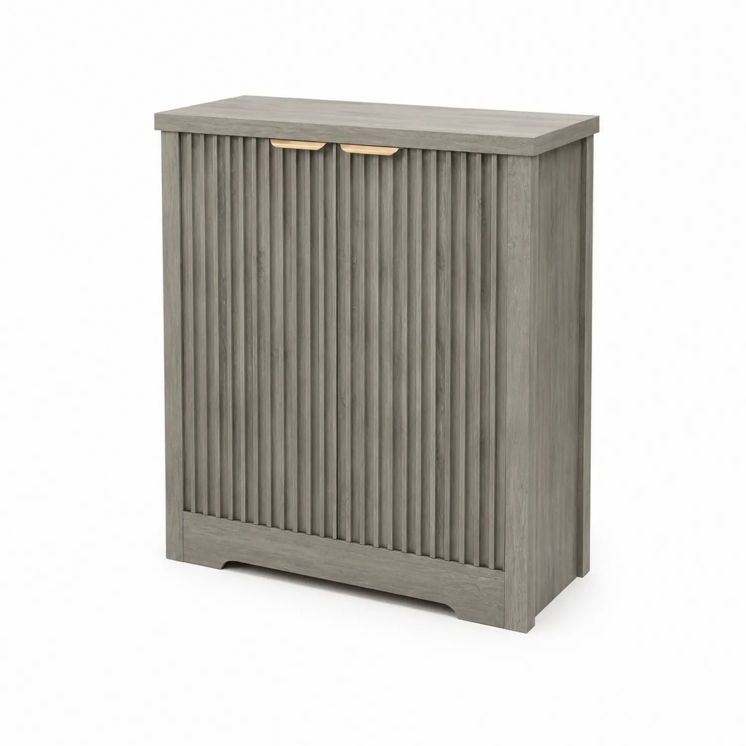Credenza Grigia in MDF con Finitura Laminata